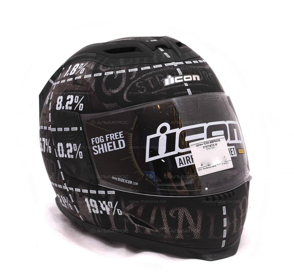 Мотошлем Icon Airframe Statistic
