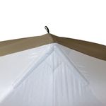 Палатка зимняя СЛЕДОПЫТ Premium 5 стен, 2,8х2,9м, h-2,05м, S по полу 5,6 кв.м, 3 слоя, цв. бел/олива