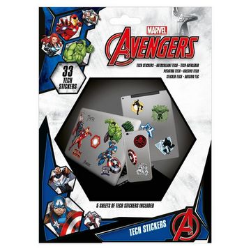 Наклейки Avengers (Heroes) Tech Sticker Pack 33шт TS7404