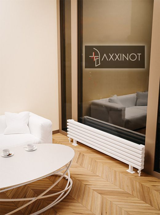 Axxinot Cardea ZN - напольный трубчатый радиатор шириной 2000 мм