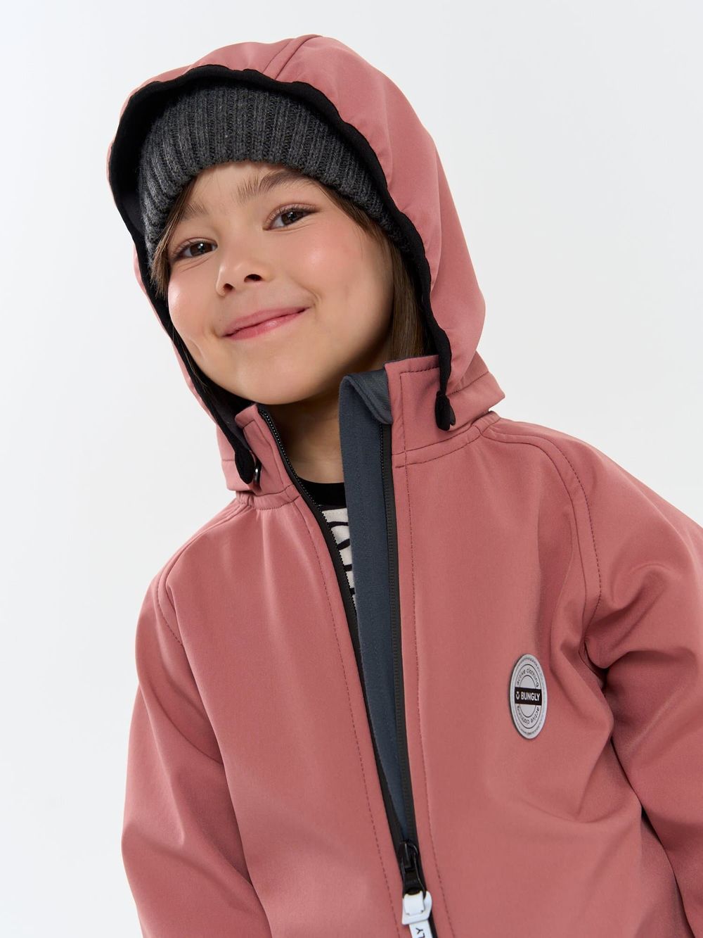 Комбинезон Softshell демисезонный "Пепельная роза"