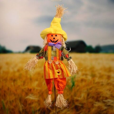 Огородное пугало «Тыква» (Цвет: не задано)