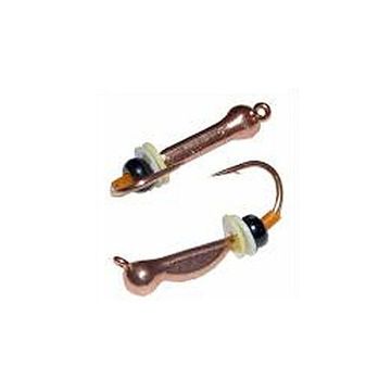 Мормышка вольфрамовая Lucky John ОСА с петелькой оснащённая паетками и кембриком 030/C