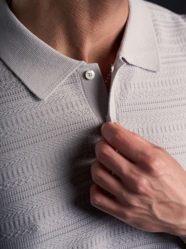 Серая трикотажная футболка-поло Laine New