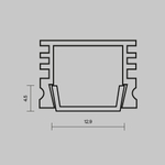 Комплектующие для профиля Led Strip 642024