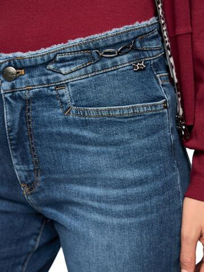 Marc Cain Джинсы с винтажной обработкой по низу