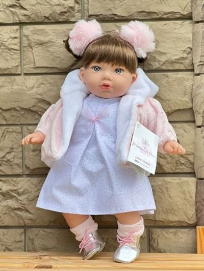 Кукла Marina and Pau 45cм Alina мягконабивная в пакете (M780K)