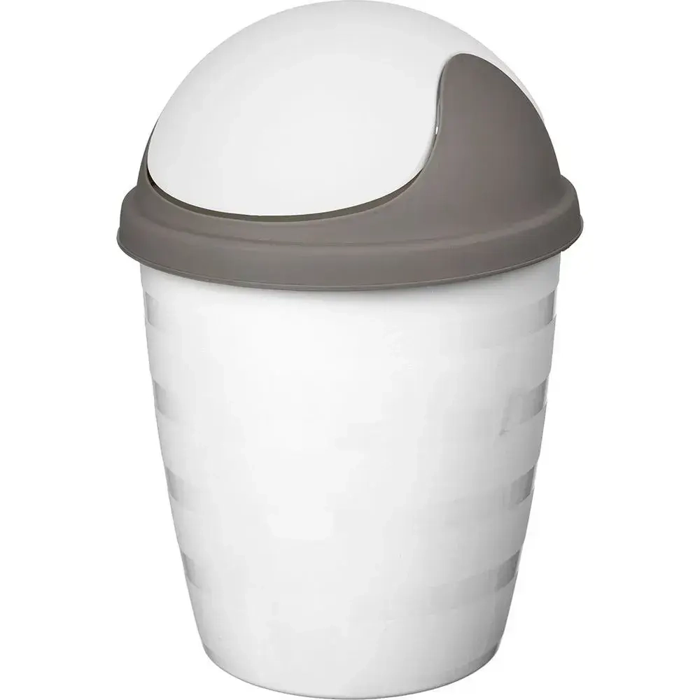 Контейнер для мусора Rambai круглый 1,5л (светло-серый) (комплект 35 шт)