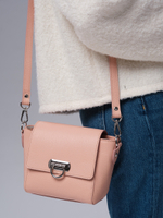 Сумка кожаная кросс-боди Azaro 3520 пудра