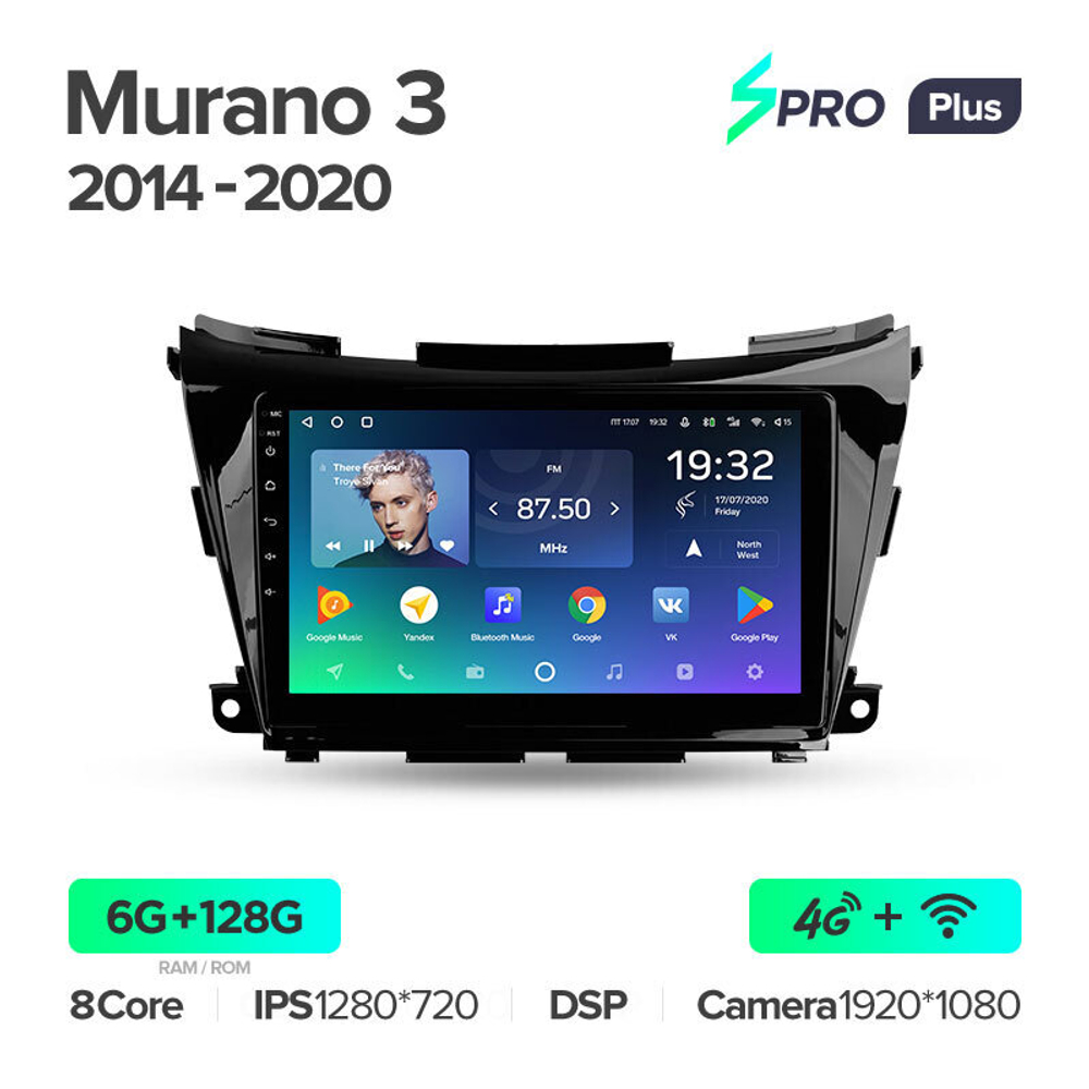 Teyes SPRO Plus 10.2" для Nissan Murano 2014-2020