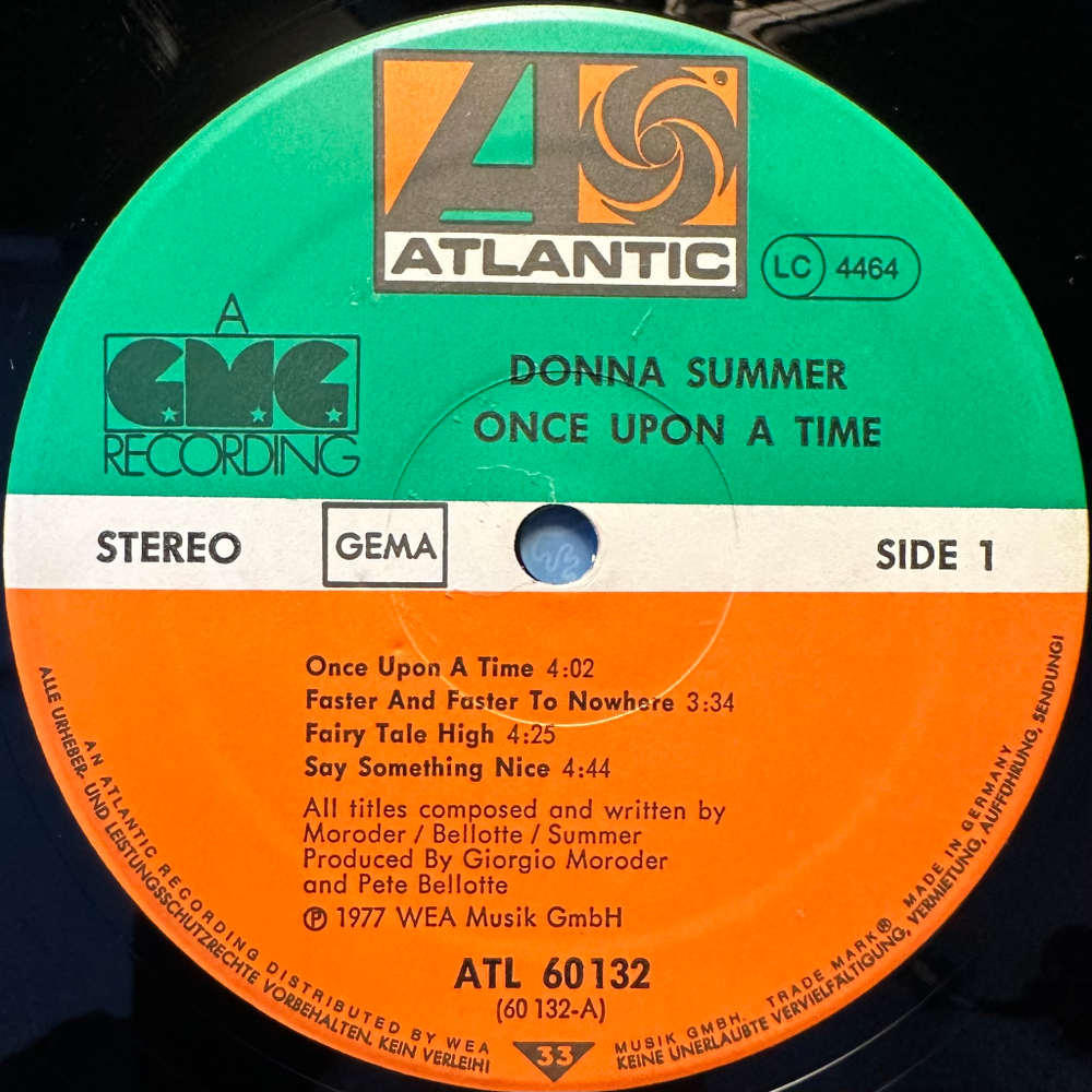 Donna Summer - Once Upon A Time 2LP (Германия 1977г.)
