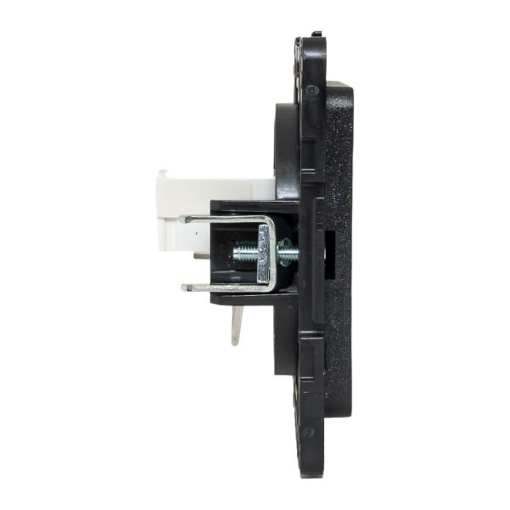 Стокгольм Механизм Розетки RJ-45 1-местной черный EKF
