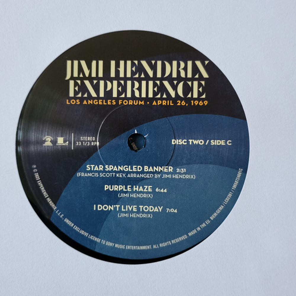 Jimi Hendrix Experience / Los Angeles Forum - April 26, 1969 (2LP)