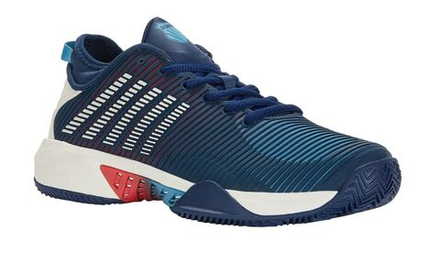Теннисные кроссовки K-Swiss Hypercourt Supreme HB - blue opal/blanc de blanc/lollipop