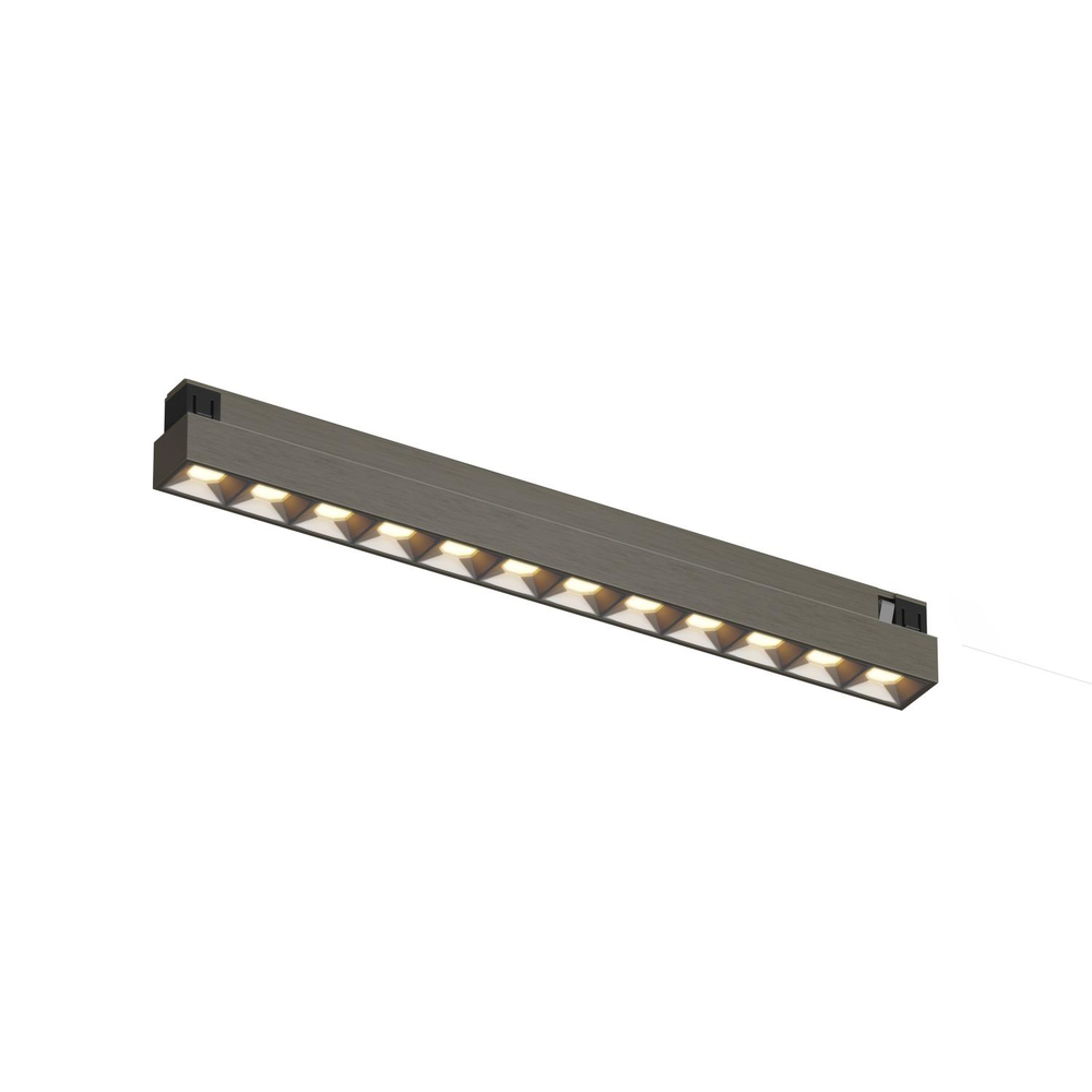 DK5971-DN Светильник трековый SHINE GRILL ZigBee, 48В, 10Вт, 2700-6000K, IP20, темный никель, алюминий