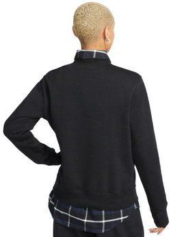 Женская теннисная куртка Nike Sportwear Phoenix Fleece - black/sail