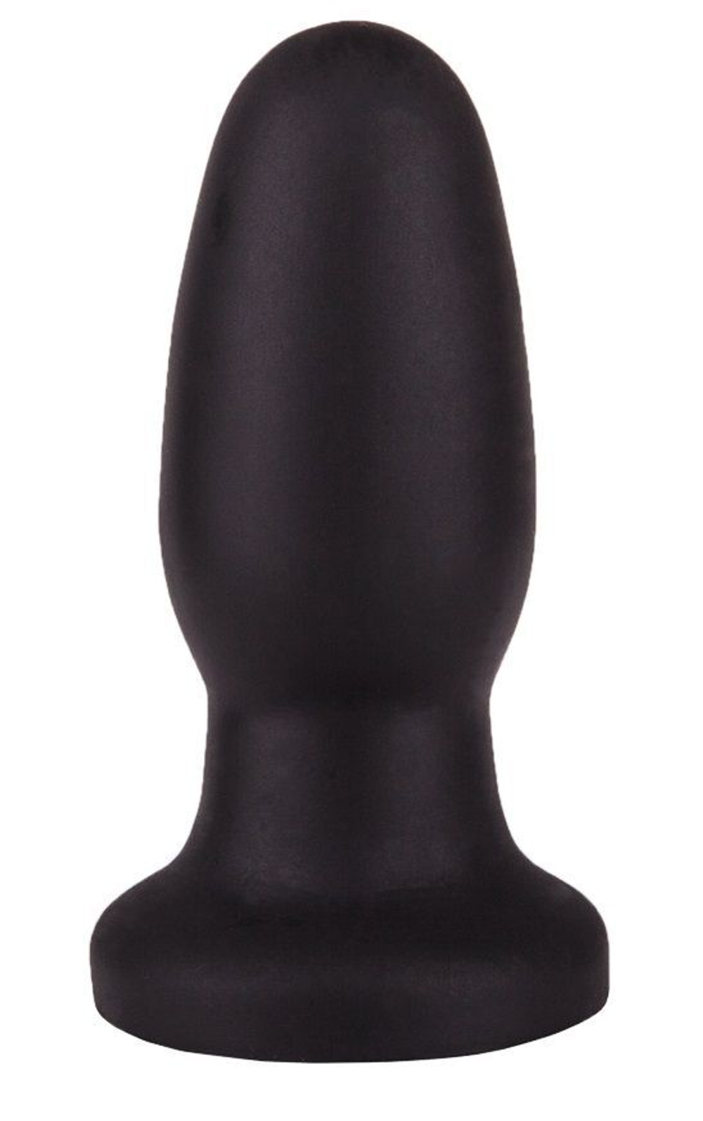 Чёрная овальная пробочка на ножке - 11,5 см.