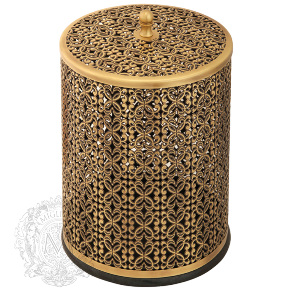 Ведро для мусора ажурное 5л. Migliore ML.COM-50.114 бронза