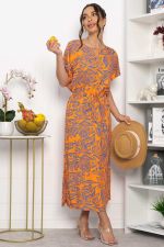 Платье Вистерия (оранжевое) П13947-5М LT Collection