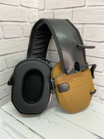 Тактические наушники с шумопоглощением/ Песок