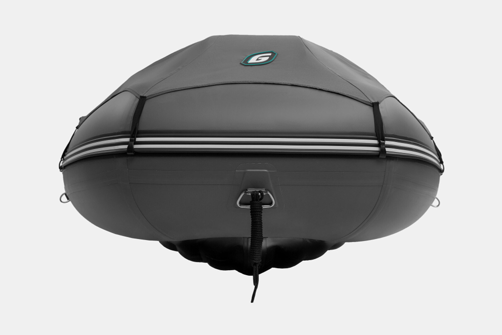 Надувная лодка GLADIATOR E450PRO тёмно-серый