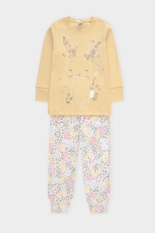 пижама  для девочки  К 1541/светлая мимоза,весенний сад