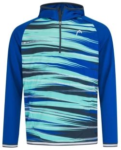 Куртка теннисная Head Topspin Hoodie - royal/print vision