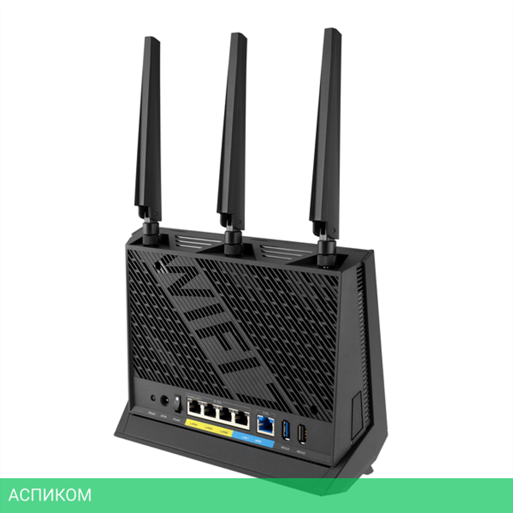 Роутер Asus RT-BE86U BE6800 черный