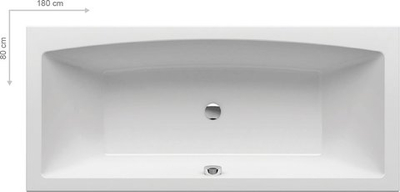 Ванна FORMY 02 180x80 белая