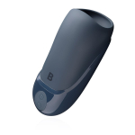 Мастурбатор Vibrating Blowjob Simulator (Цвет: серый)