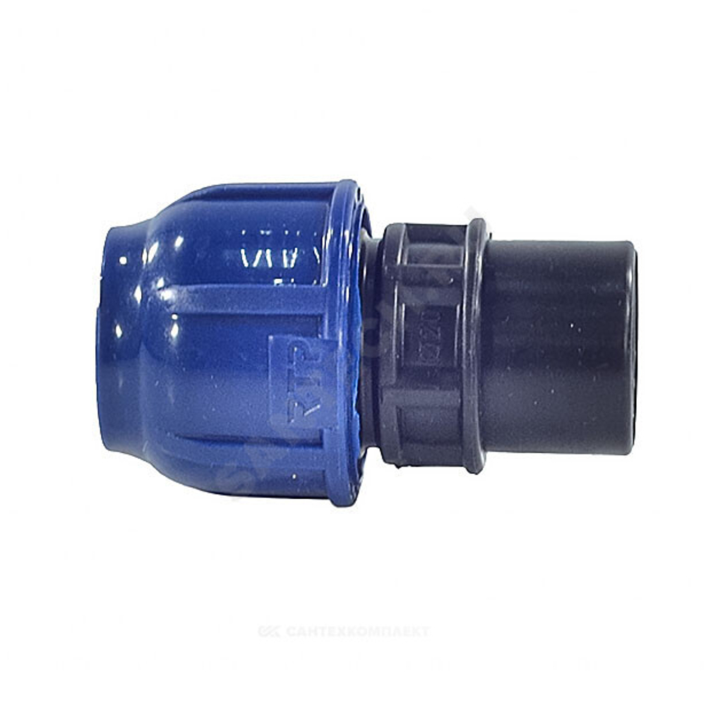 Муфта компрессионная ПЭ Дн 20х3/4" ВР Ру16 RTP (РосТурПласт) 11479