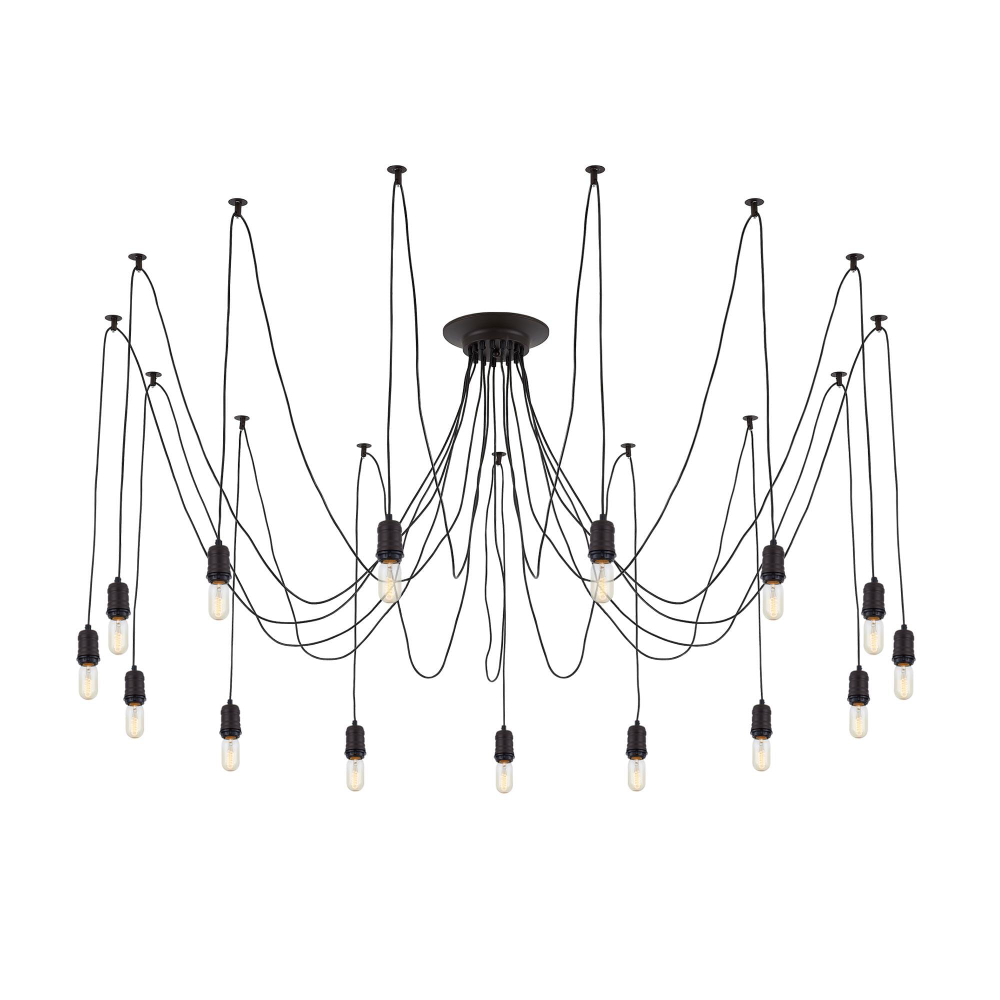 Citilux Эдисон CL451152 Люстра паук Венге