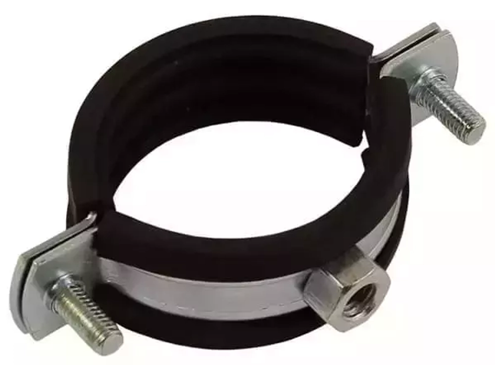 Хомут трубный 1 3/4" (53-58мм), гайка М8