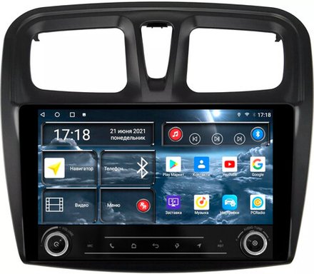Магнитола для Renault Logan/Sandero 2014+ - Redpower K 158 Android 10, ТОП процессор, Hi-Fi звук, 6Гб+128Гб, CarPlay, SIM-слот