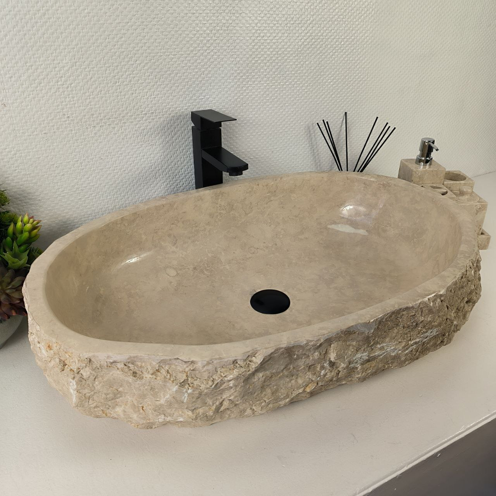 Раковина из мрамора Erozy Cream EM-65516 70*46*16 0880