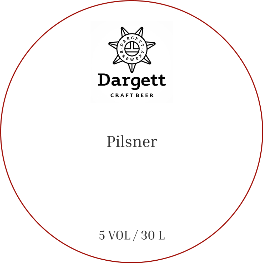 Пиво Даргетт Пилснер / Dargett Pilsner 30л - кег