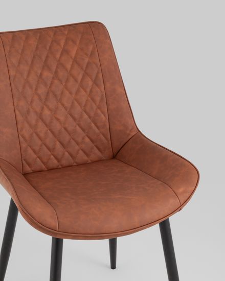 Стул Невада NEW экокожа коричневый