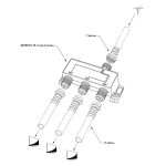 Делитель ТВх3 под F-разъем, 5-1000МГц PROconnect