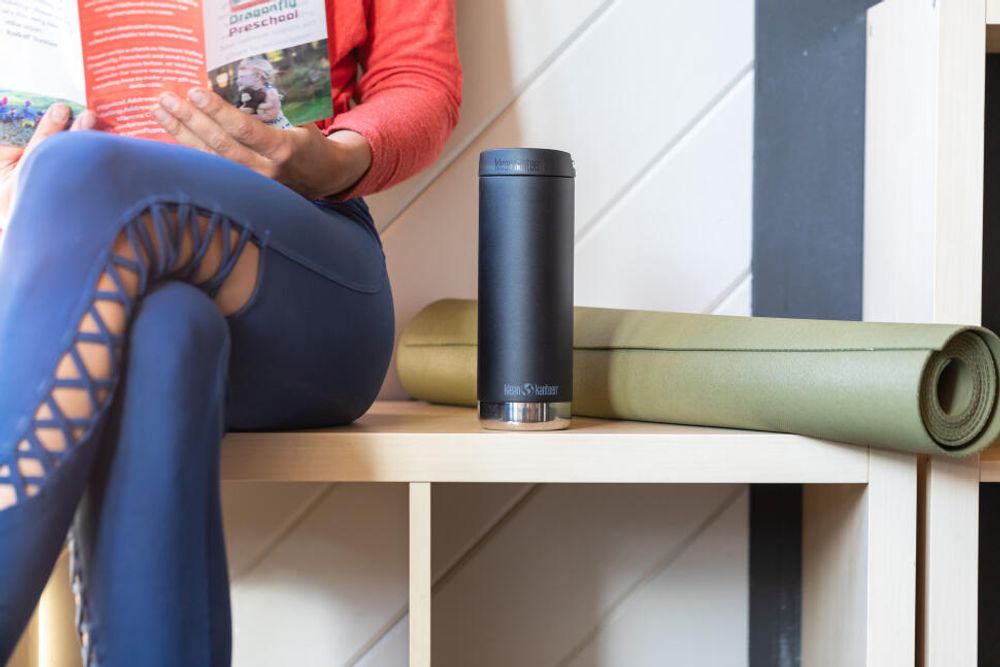 Термокружка Klean Kanteen TKWide Cafe Cap 16oz (473 мл) Black