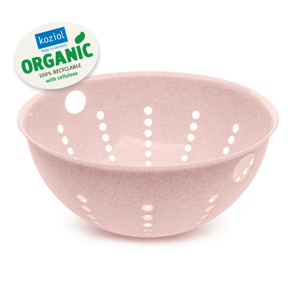 Дуршлаг palsby, organic, 5 л, розовый