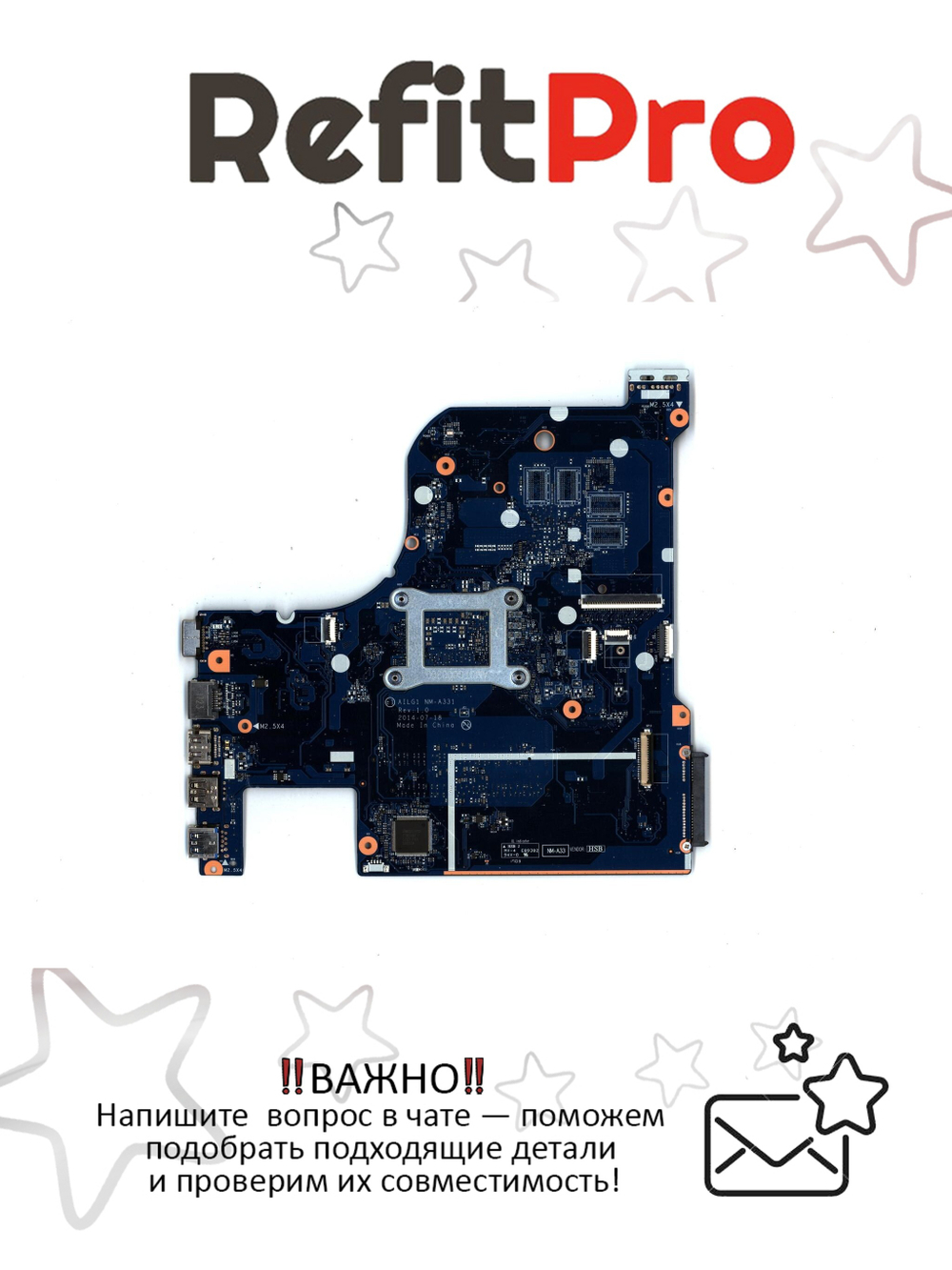 Материнская плата для ноутбука Lenovo G70-80 Laptop WIN Intel Celeron 3215U UMA (5B20K83942), оригинал