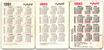 №11 Набор из 3 стерео Календариков. Мультфильмы СССР 1990 и 1991 гг.