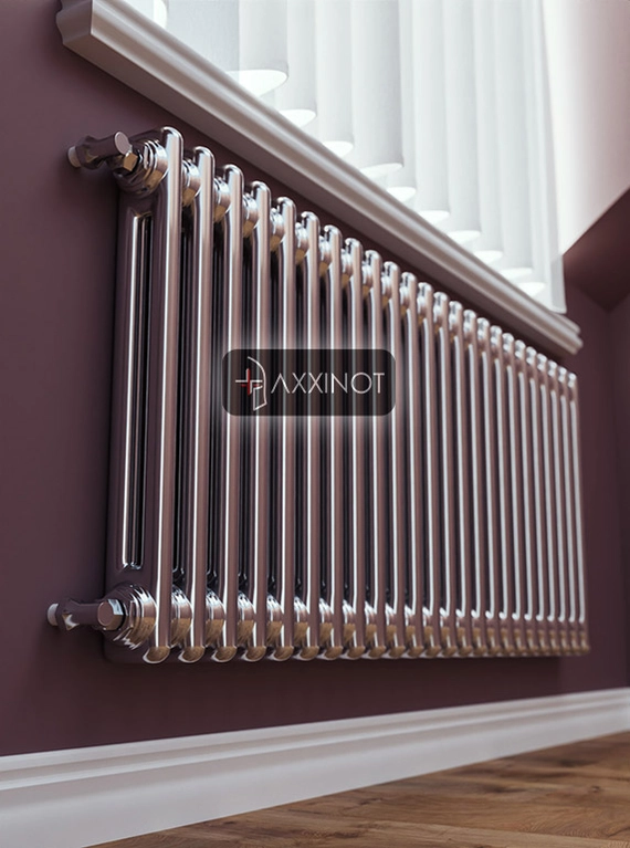 Axxinot Sentir Chrome 2050 - двухтрубный трубчатый радиатор высотой 500 мм, боковое подключение