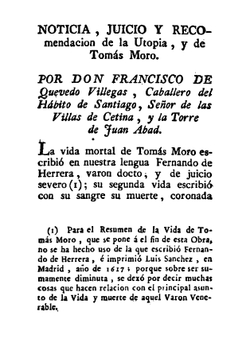 La Utopia | Tomas Moro