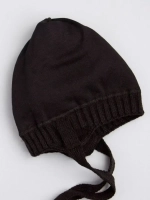 Шапка для девочки с ушками осенняя