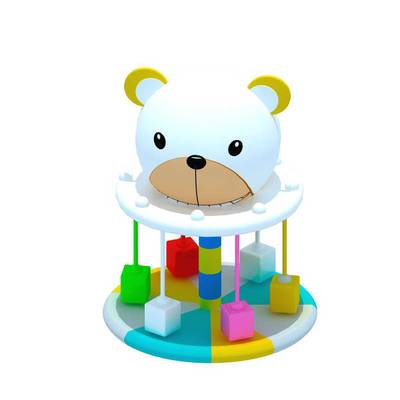 Детский аттракцион 4kids Карусель «Мишка-бум» c электроприводом