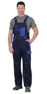 Полукомбинезон "Сириус-Карат-Росс" (т.синий/василек)