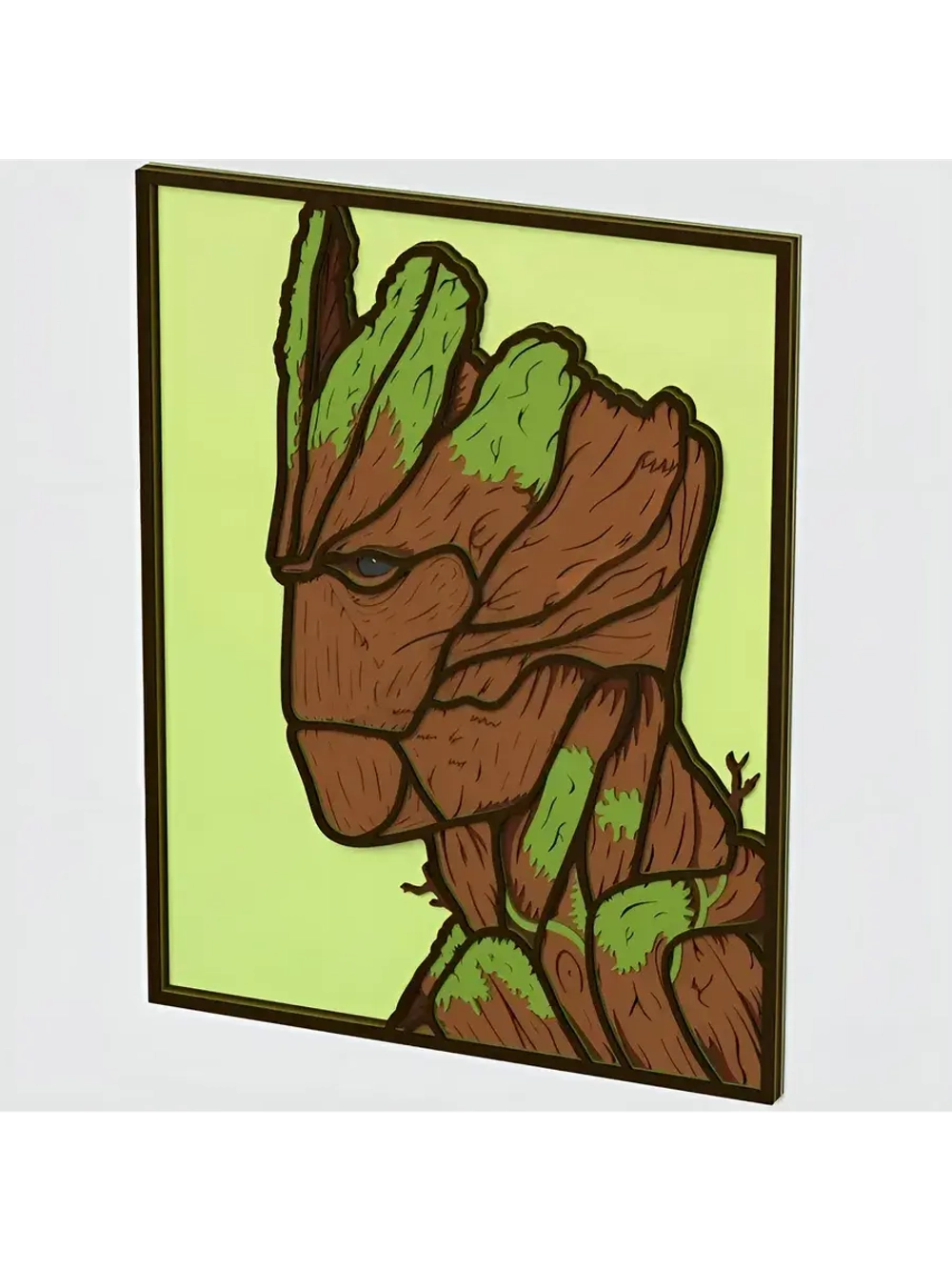 3D Картина по номерам из дерева Грут, 23x30 см
