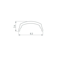 Экран ARH-BENT-W11-2000 Opal (Arlight, Пластик) 023605