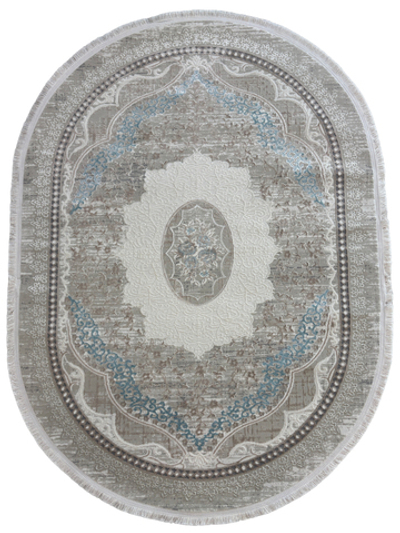 Ковер Amatis Lux 36548A L.Beige/Blue Овал